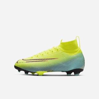 Ghete Fotbal Nike Jr. Mercurial Superfly 7 Elite MDS FG Firm-Ground Fete Lămâie Negrii | REGY-09264